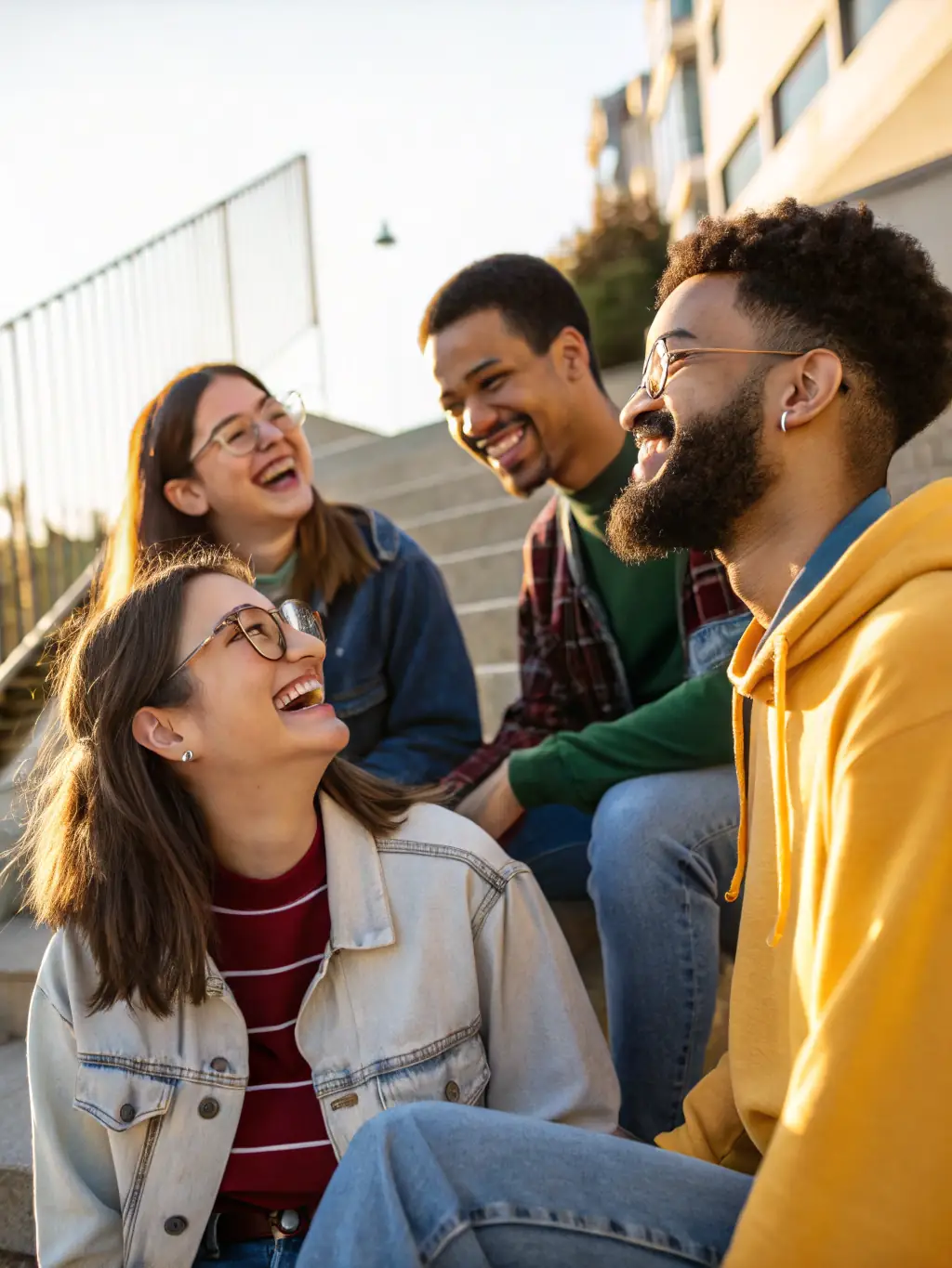 An image of a diverse group of people smiling and connecting, representing the inclusive and faith-based community on EfiDate.